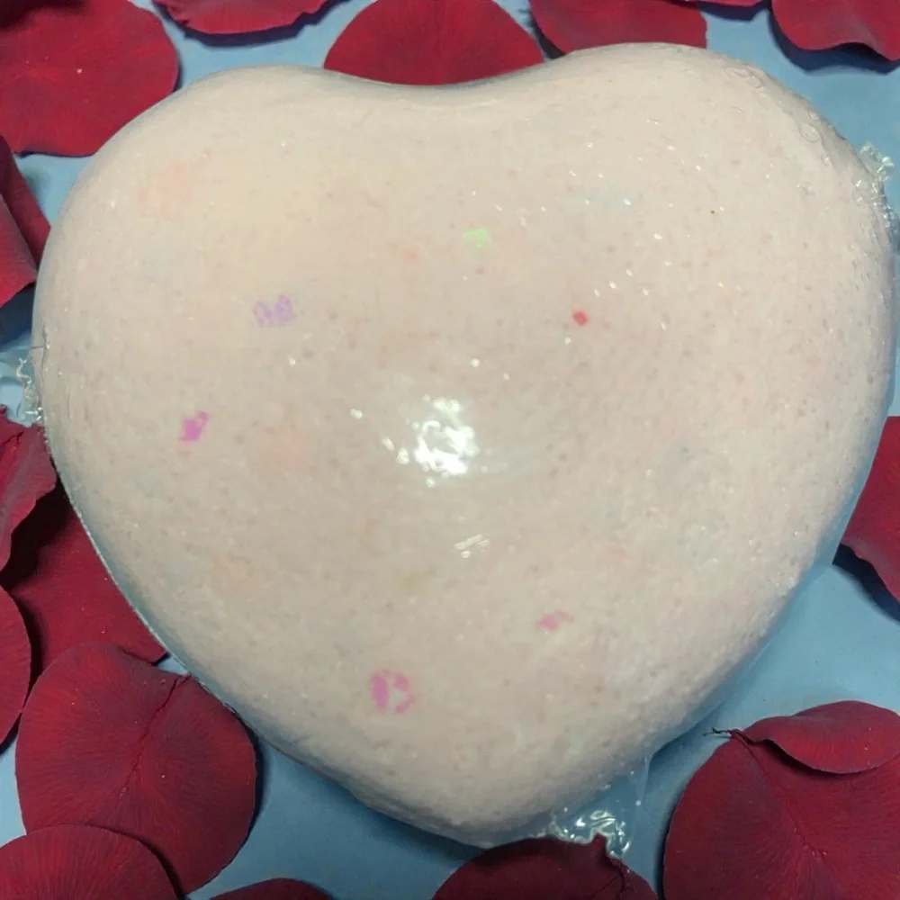 Hand Crafted Heart-Shaped Bath Bomb - Picture 7 of 7